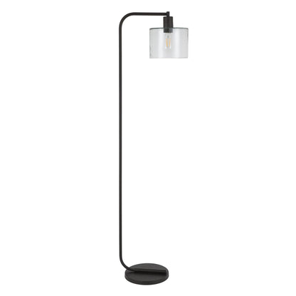 Black Arched LED Floor Lamp
