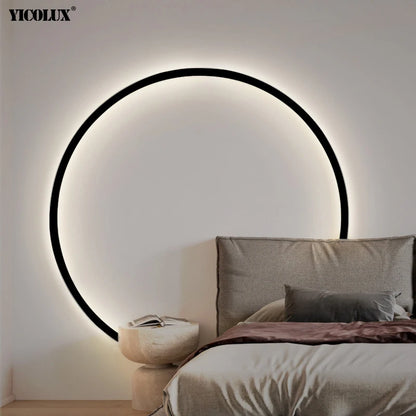 YICOLUX Simple Circle Lamp