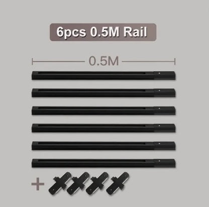 AluLED Spot Track: 0.5m/1m Strip for Retail Display