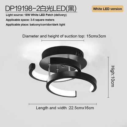 Modern Aisle Glow: Stylish Ceiling Light