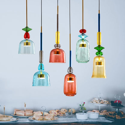 CNDL Nordic Colorful LED Pendant Lights