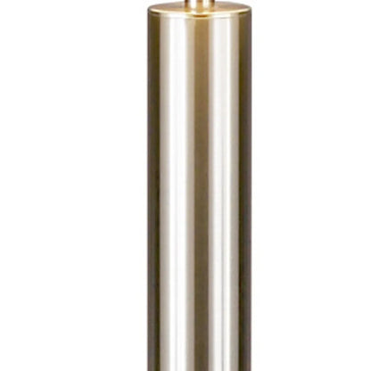 Contemporary Silver Aluminum Floor Lamp