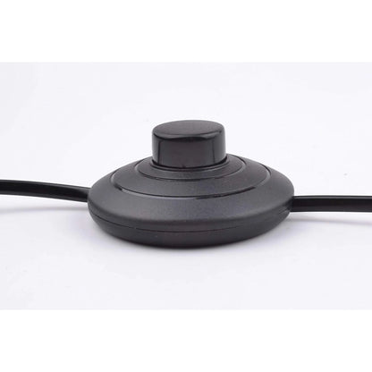 Black Four-Light Arc Floor Lamp