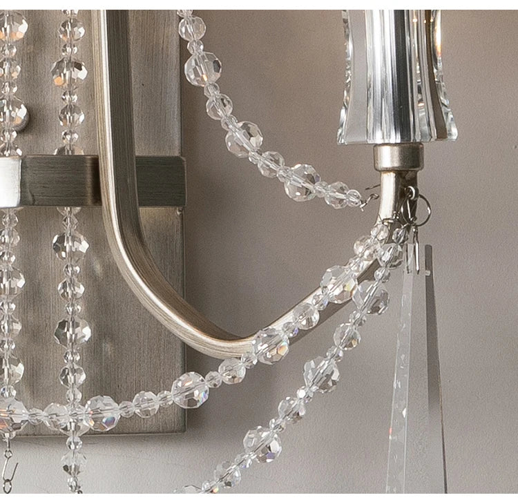 Nordic Crystal Wall Sconce - Modern Elegance