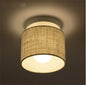 Nordic Linen LED Ceiling Lamp