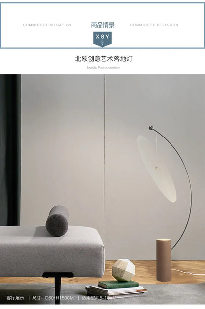 Float Floor Lamp Modern White LED Floor Lamp