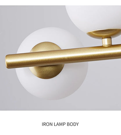 Glass Ball Linear Pendant