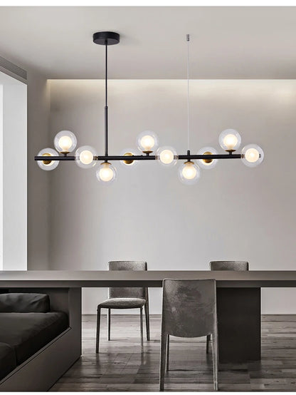Glass Ball Linear Pendant