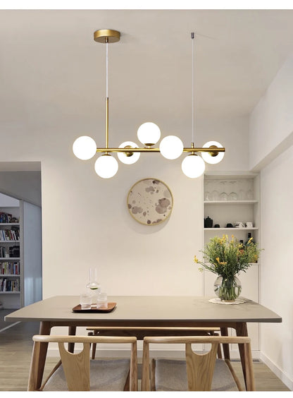 Glass Ball Linear Pendant