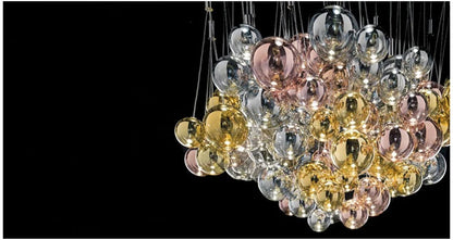 Modern Glass Ball LED Pendant Lamps Nordic Fashion Kitchen