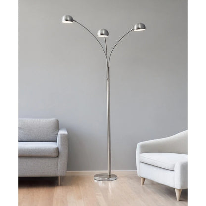 Contemporary Three-Light Tree Floor Lamp