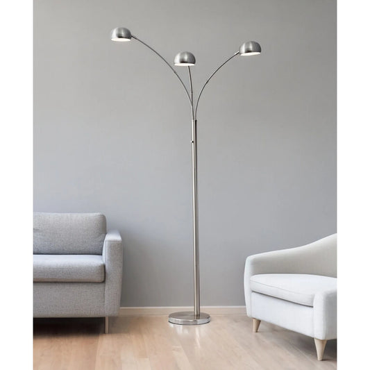 Contemporary Three-Light Tree Floor Lamp