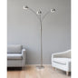 Contemporary Three-Light Tree Floor Lamp