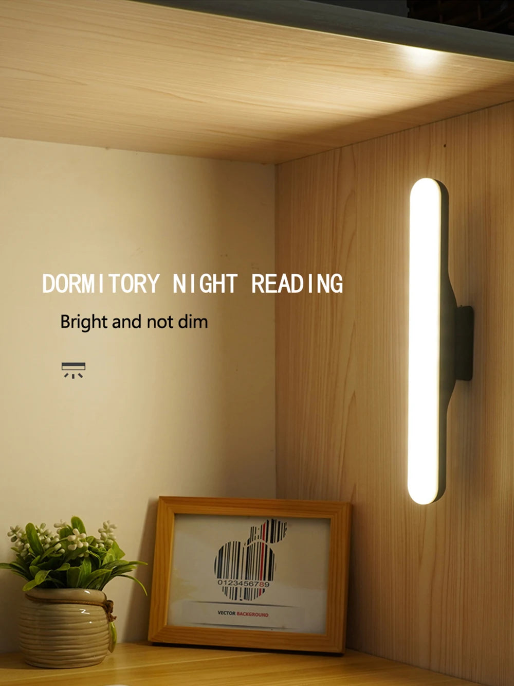 Magnetic Glow: Chargeable LED Hanging Desk Lamp