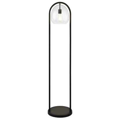Black Column LED Floor Lamp Modern Design