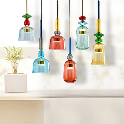 CNDL Nordic Colorful LED Pendant Lights