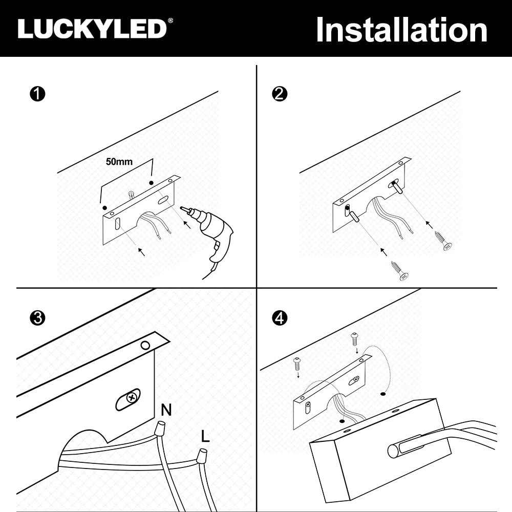 LUCKYLED Modern Led Wall Light