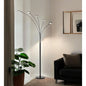 Five-Light LED Arc Floor Lamp with RGB Shades