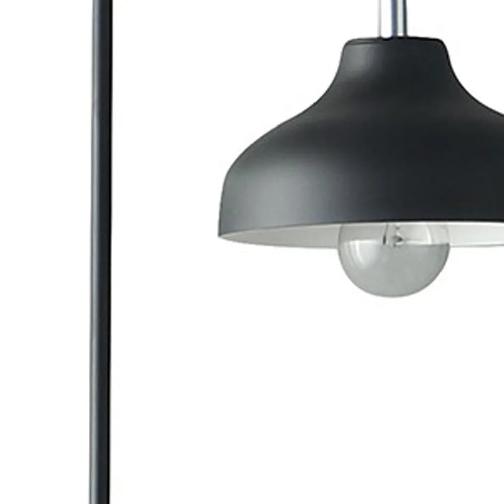 Black LED Arc Floor Lamp