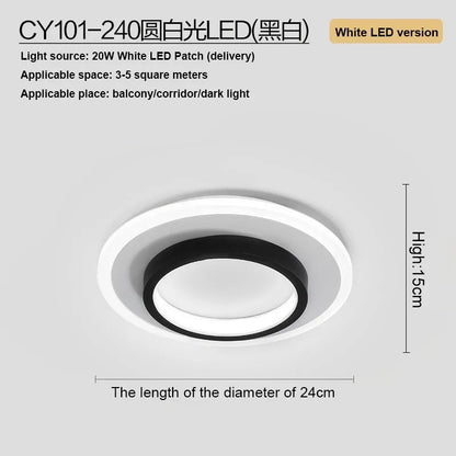 Modern Aisle Glow: Stylish Ceiling Light