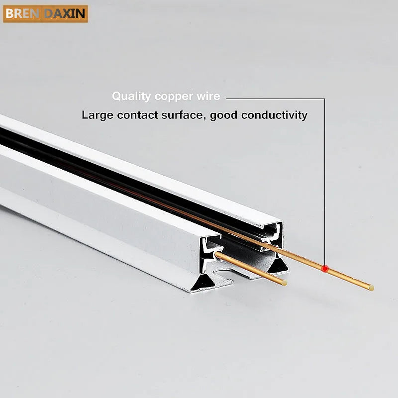 AluLED Spot Track: 0.5m/1m Strip for Retail Display