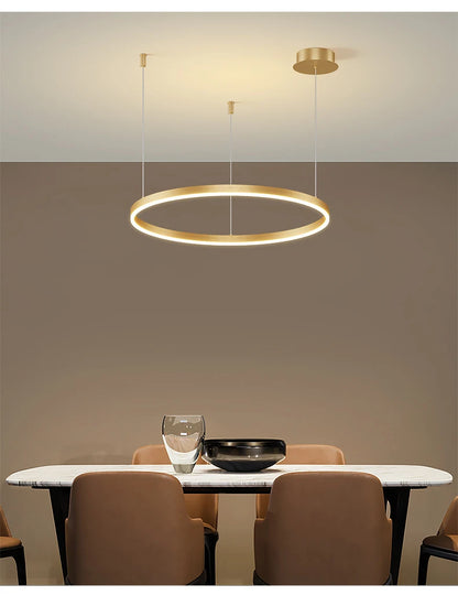 Multi-Ring LED Chandelier