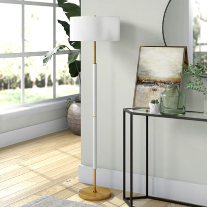 Contemporary Two-Light Floor Lamp