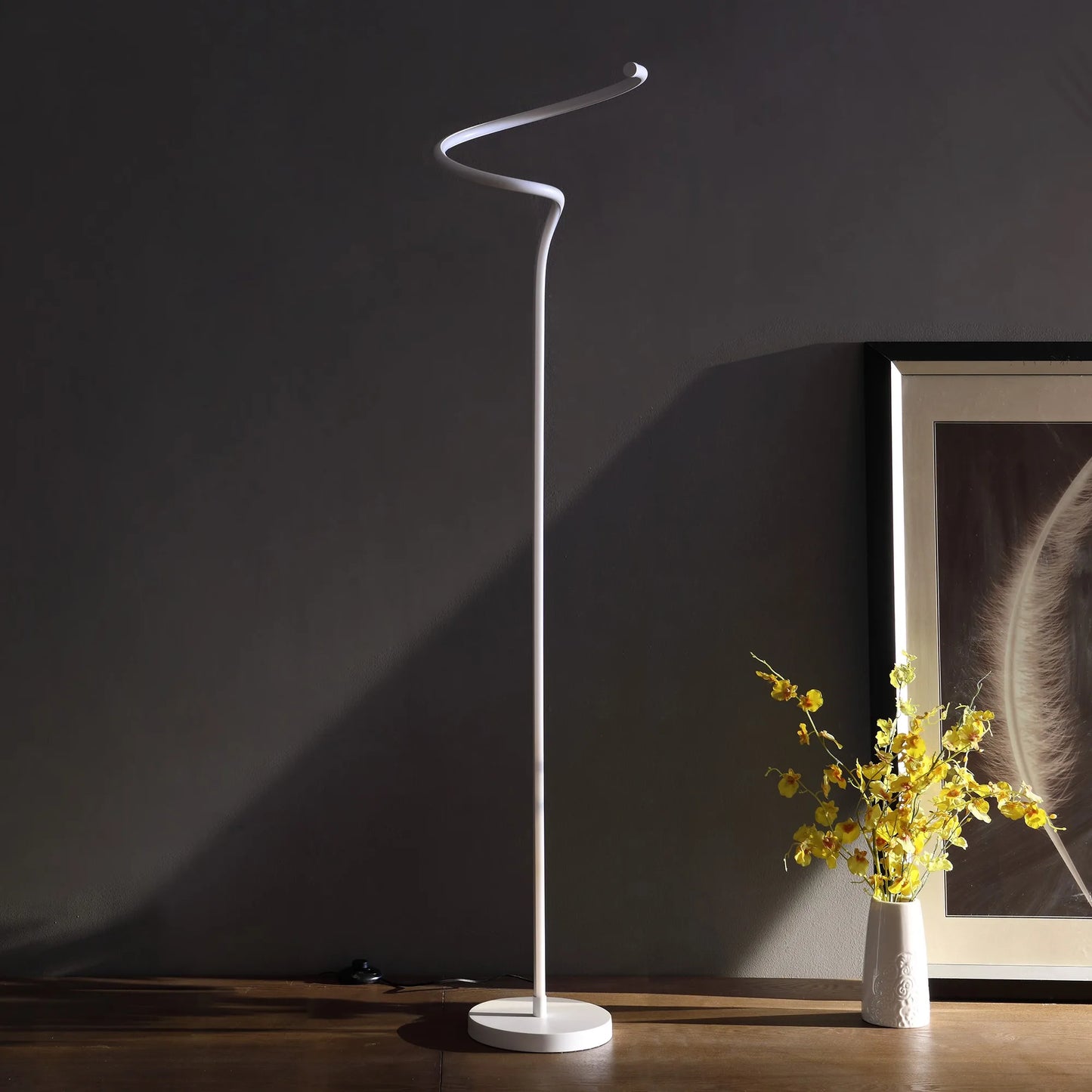 White LED Novelty Floor Lamp