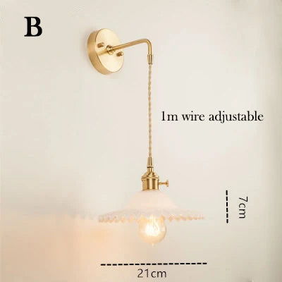 Illuminate: Elegant Glass Wall Sconce for Any Room