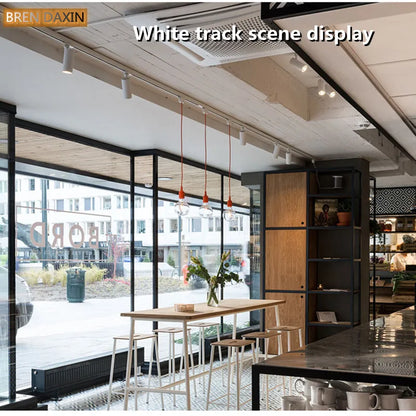 AluLED Spot Track: 0.5m/1m Strip for Retail Display