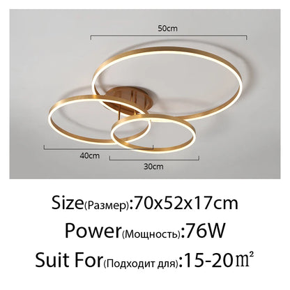 Nordic Ring LED Chandelier