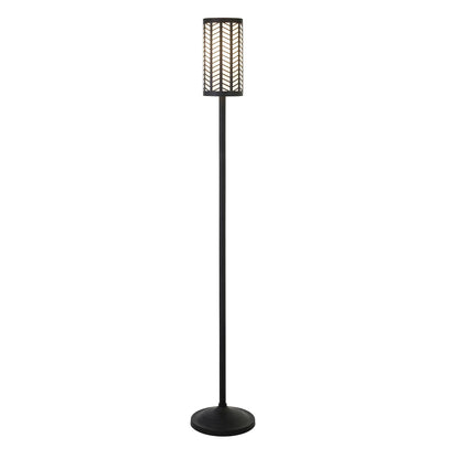 Black LED Torchiere Floor Lamp