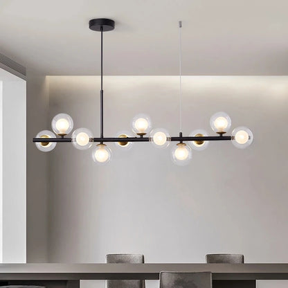 Glass Ball Linear Pendant