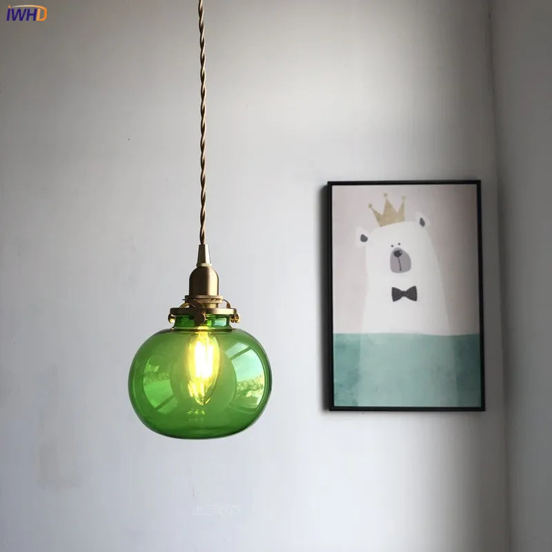 Modern Glass Ball Pendant Light