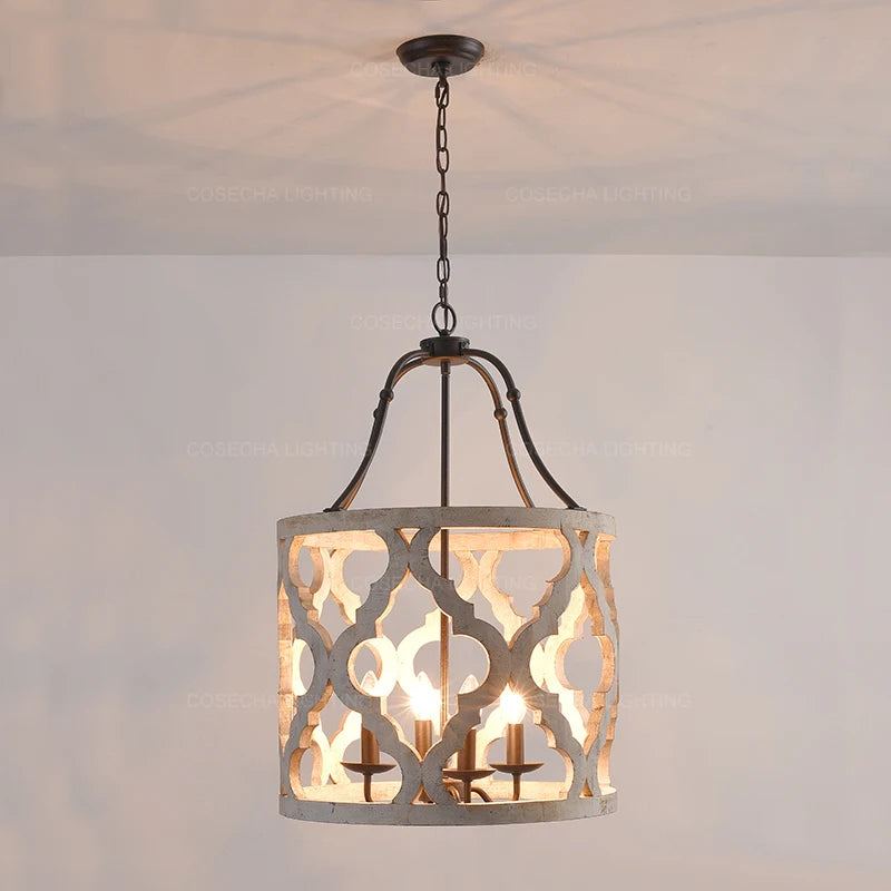 YITEMAS Retro White Pendent Light Fixtures