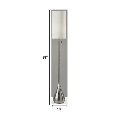 Modern Silver Floor Lamp