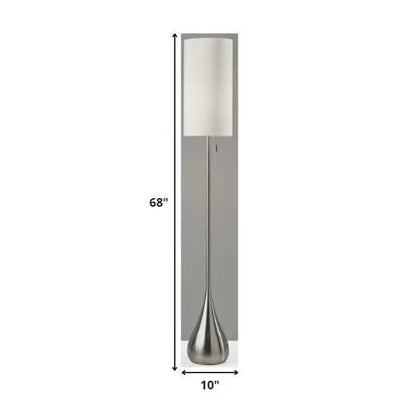 Modern Silver Floor Lamp