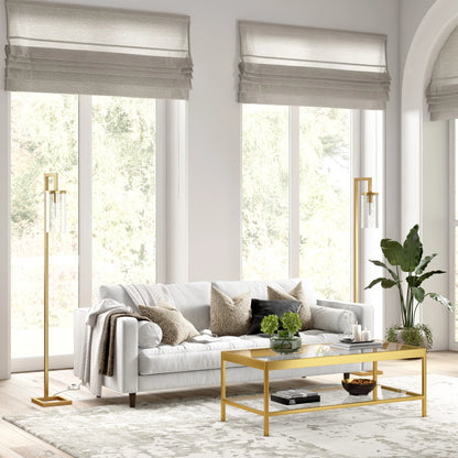 Brass Reading Floor Lamp