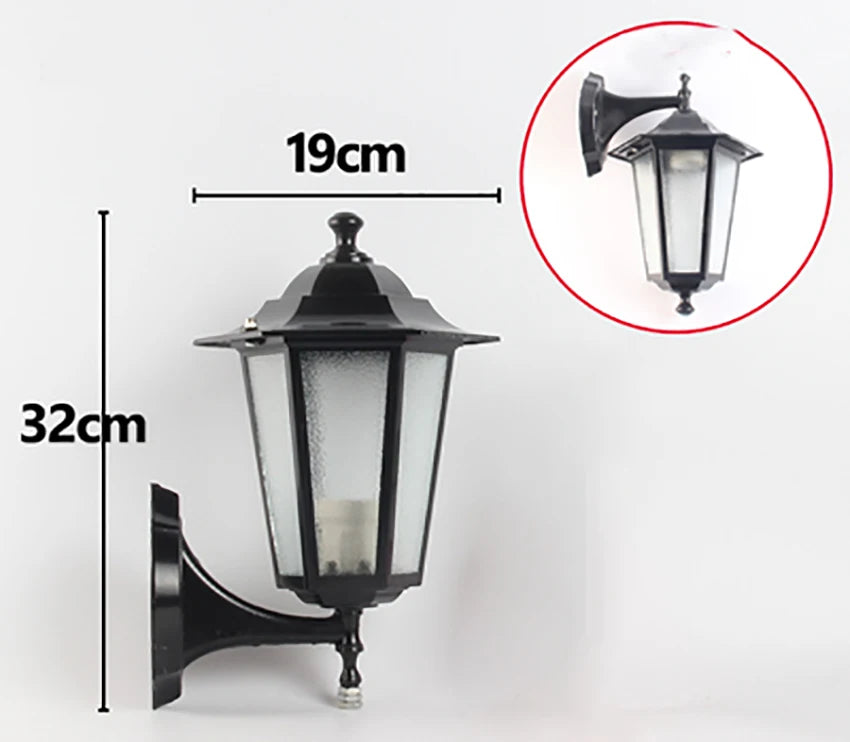 Waterproof Glass Wall Sconce - Outdoor Elegance
