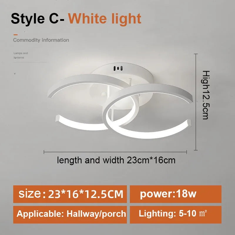 Modern Aisle Glow: Stylish Ceiling Light