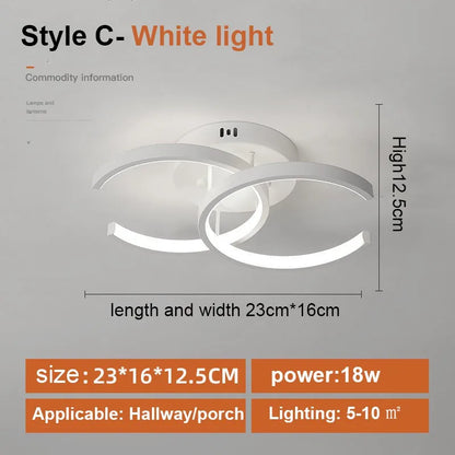 Modern Aisle Glow: Stylish Ceiling Light