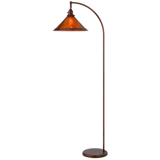 Traditional Rust Floor Lamp with Empire Shade