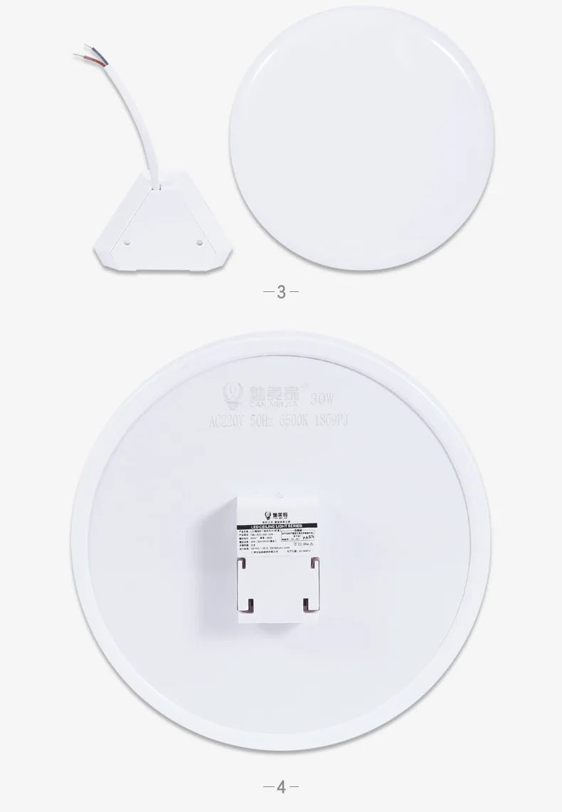 LED Ceiling Lamp 220V Ultra Thin Ceiling Lighting Fixture