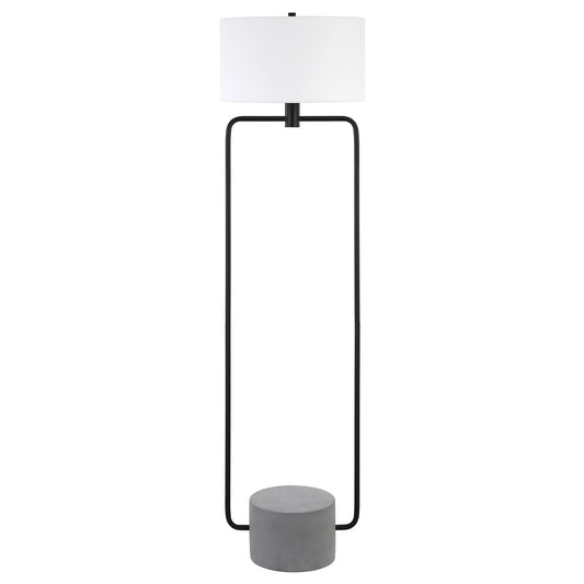 Black Column LED Floor Lamp