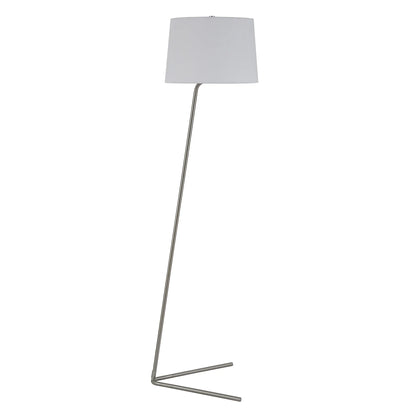 Contemporary Nickel Floor Lamp