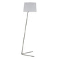 Contemporary Nickel Floor Lamp