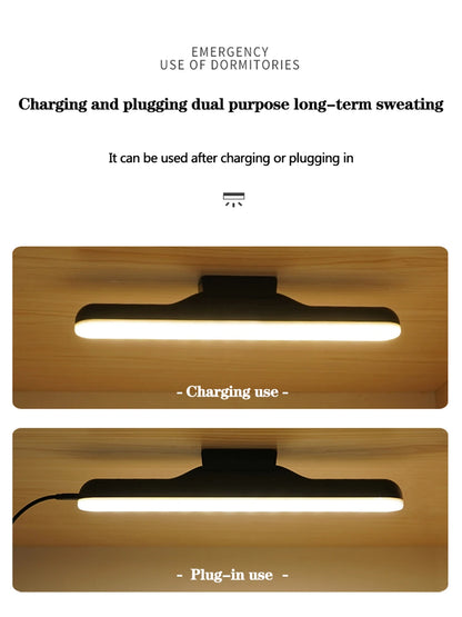 Magnetic Glow: Chargeable LED Hanging Desk Lamp