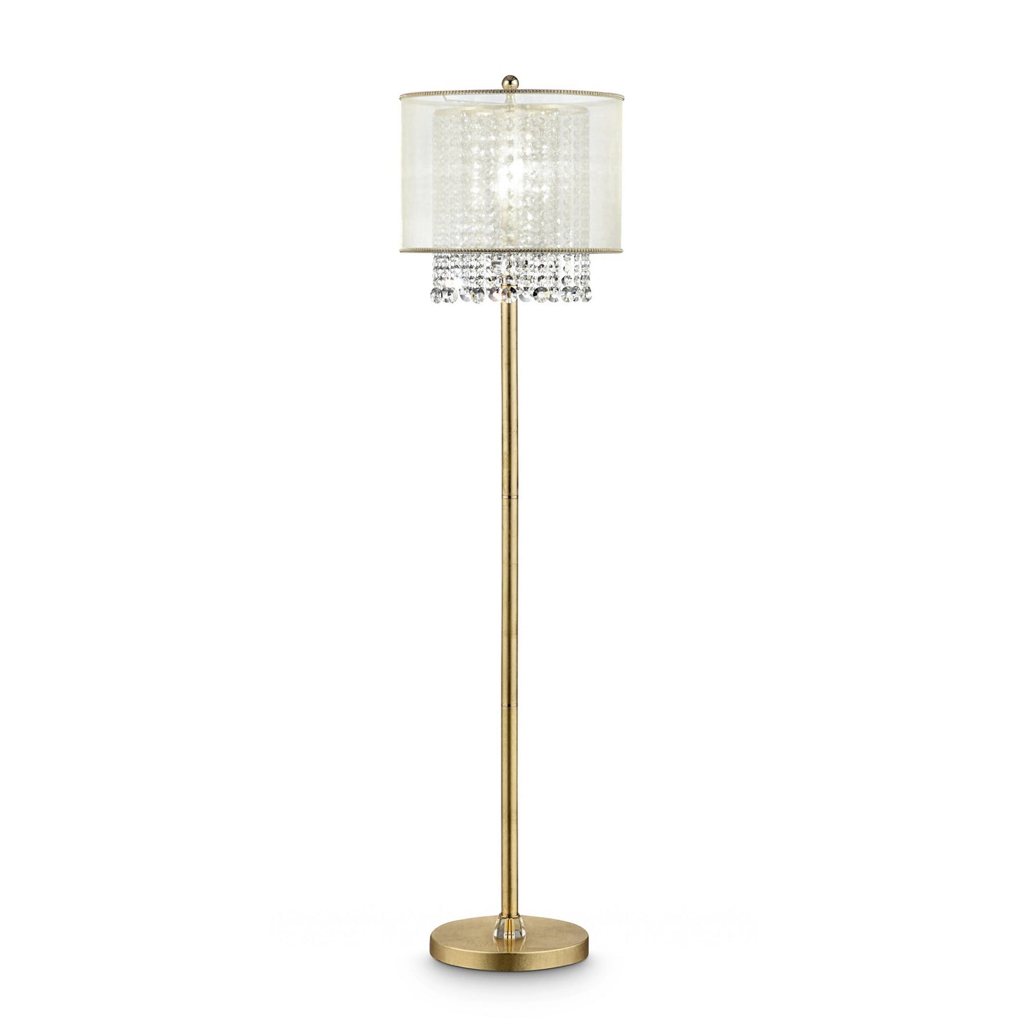 Gold White Novelty Floor Lamp