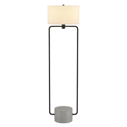 Black Column LED Floor Lamp