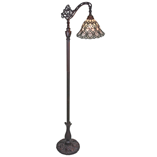 Black Five-Light Arc Floor Lamp